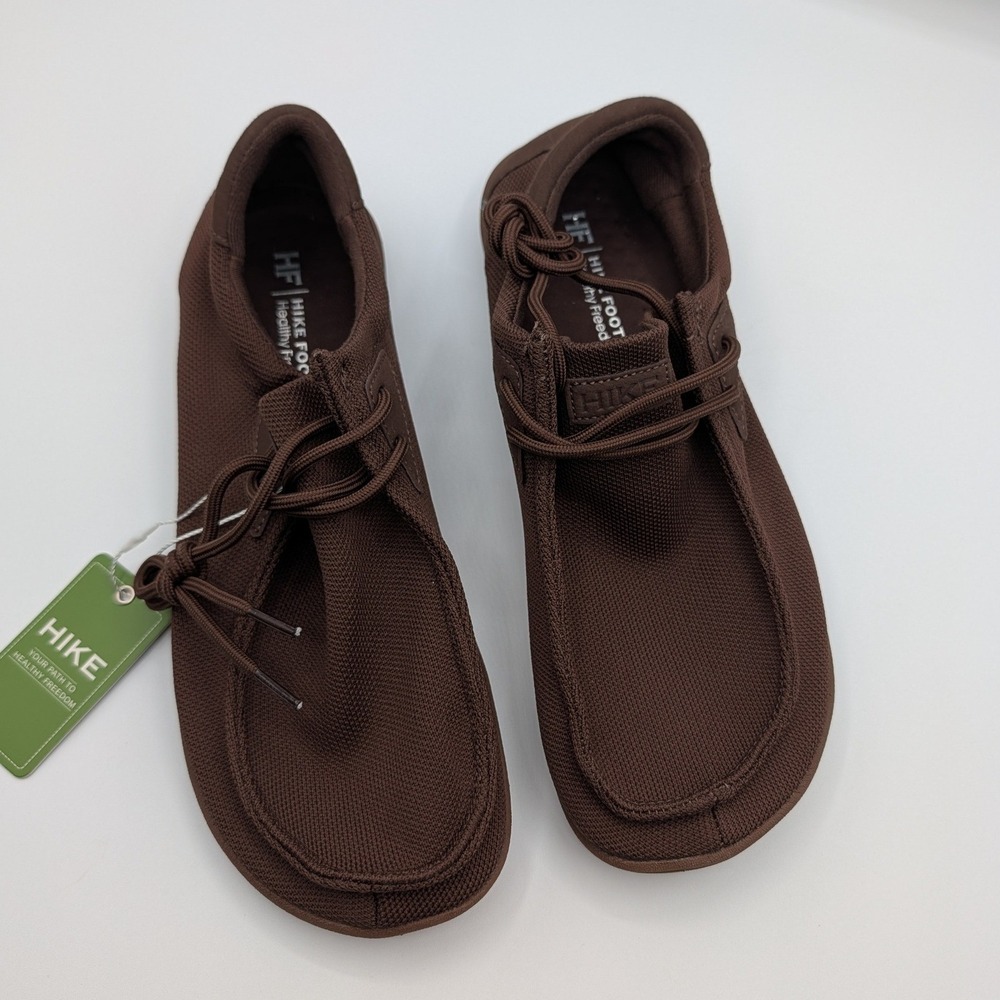 Hike Footwear Barefoot Loafers Brown Mesh Wide Toe Box Shoes Mens 10-10.5 EU 43